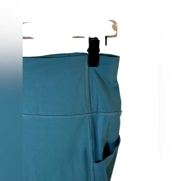 Lululemon Teal Green Swift Speed High-Rise Crop 23" Leggings Size 4 Pockets - Picture 3 of 8
